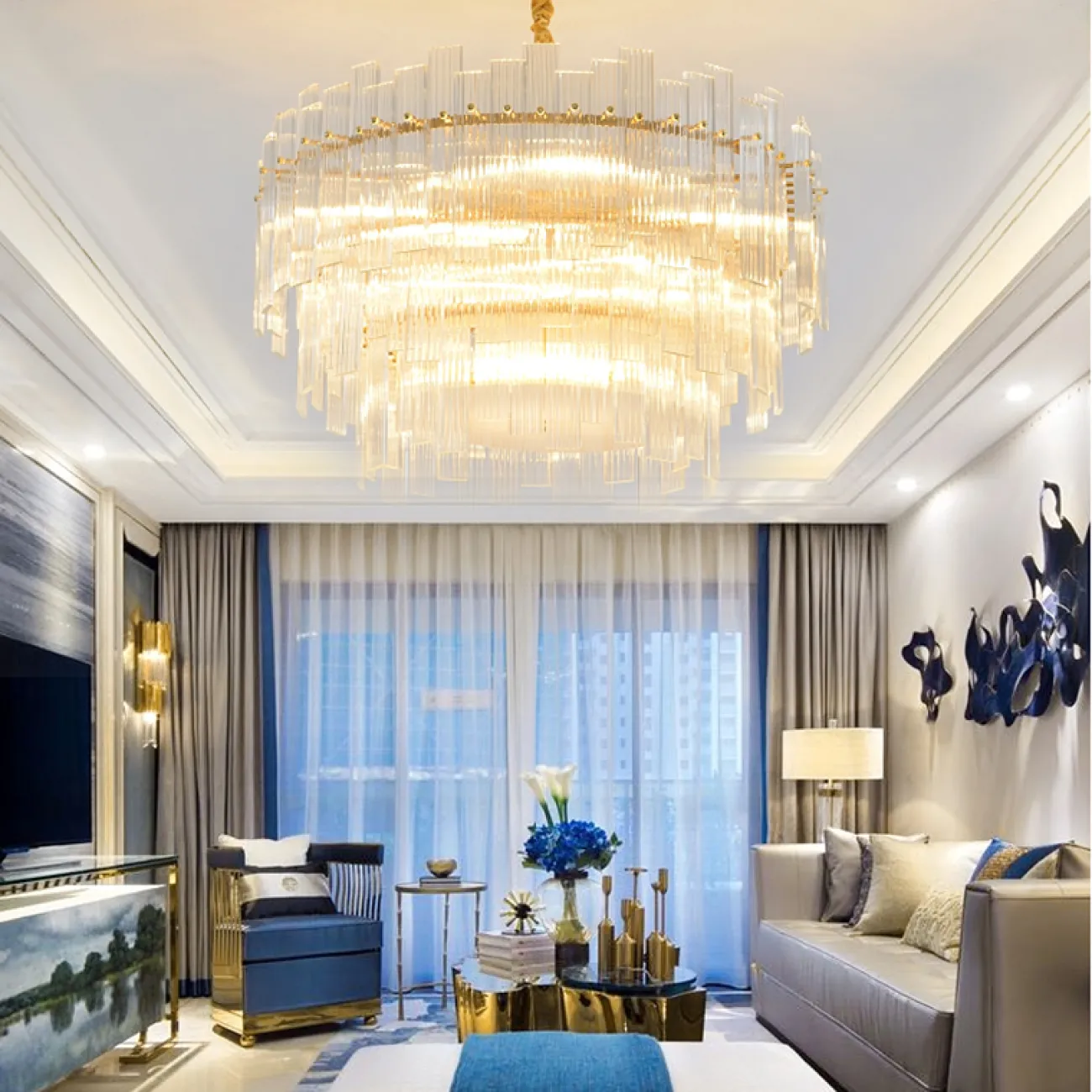 Подвесная люстра OVERTURE D80 от ImperiumLoft