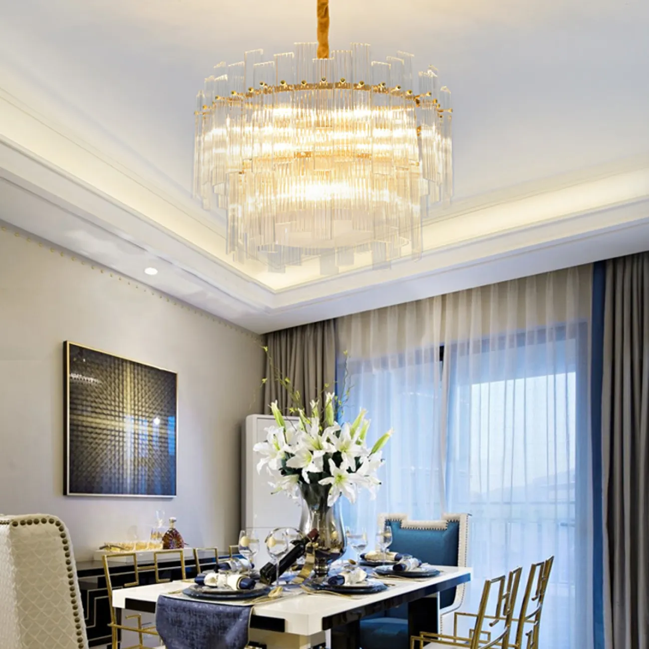 Подвесная люстра OVERTURE D80 от ImperiumLoft