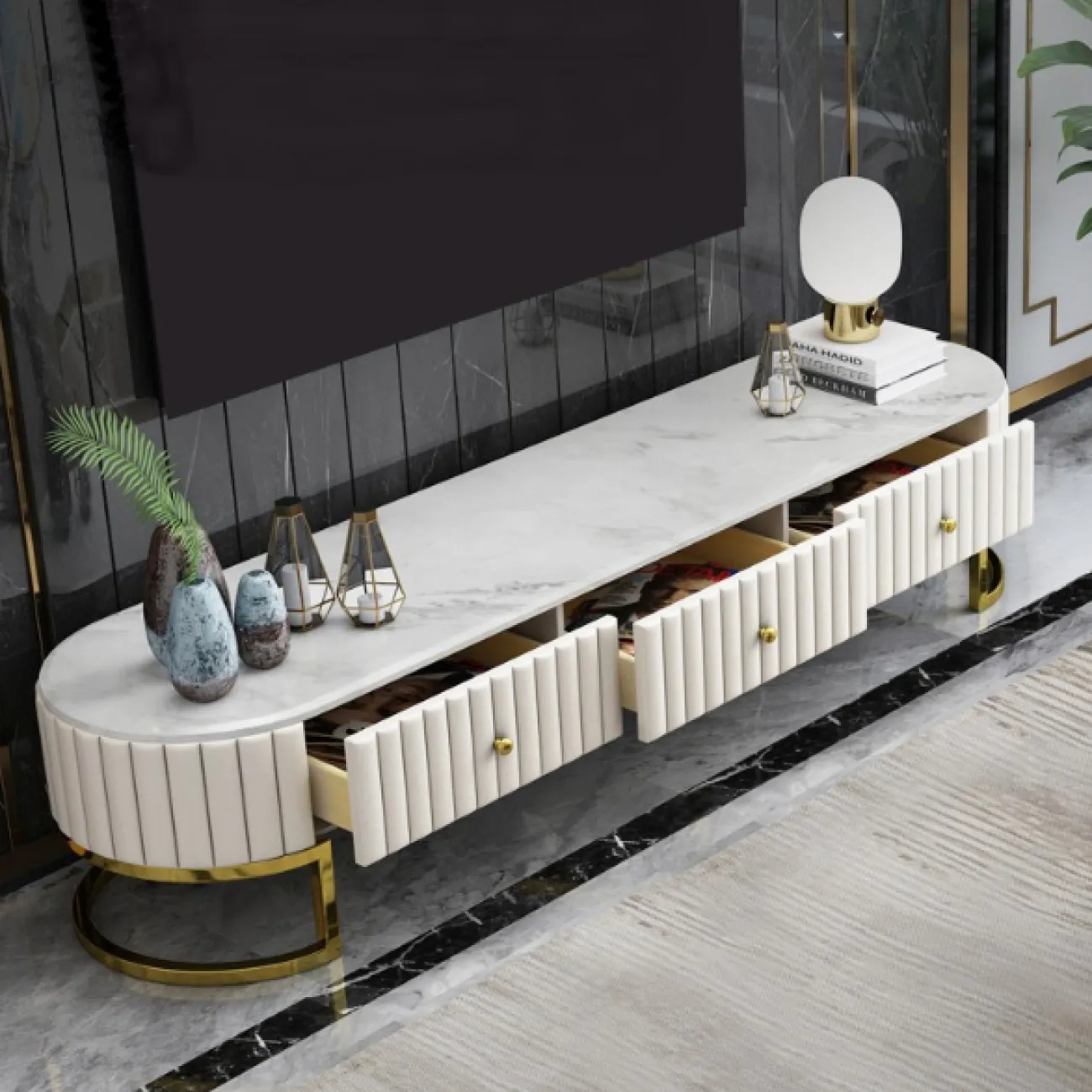 Дизайнерская ТВ-Тумба LaLume-AP002121