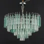 Подвесная стеклянная люстра в стиле постмодерн