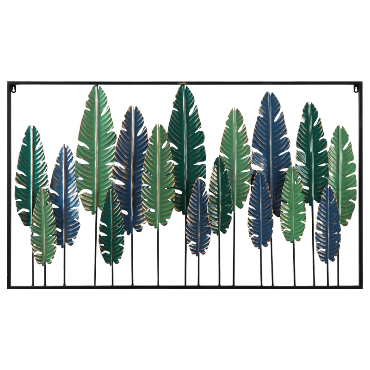 Настенный декор листья в рамке LaLume-KKK00137