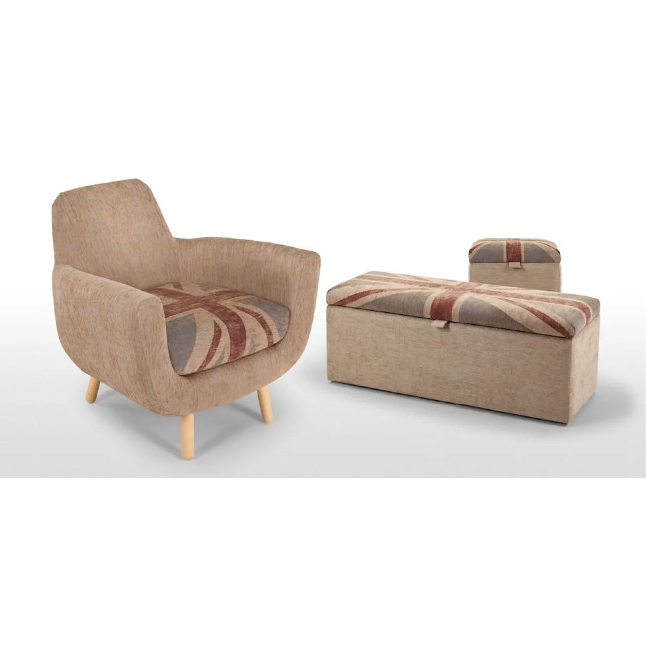 Банкетка для хранения Jack Britannia Collection от LaLume