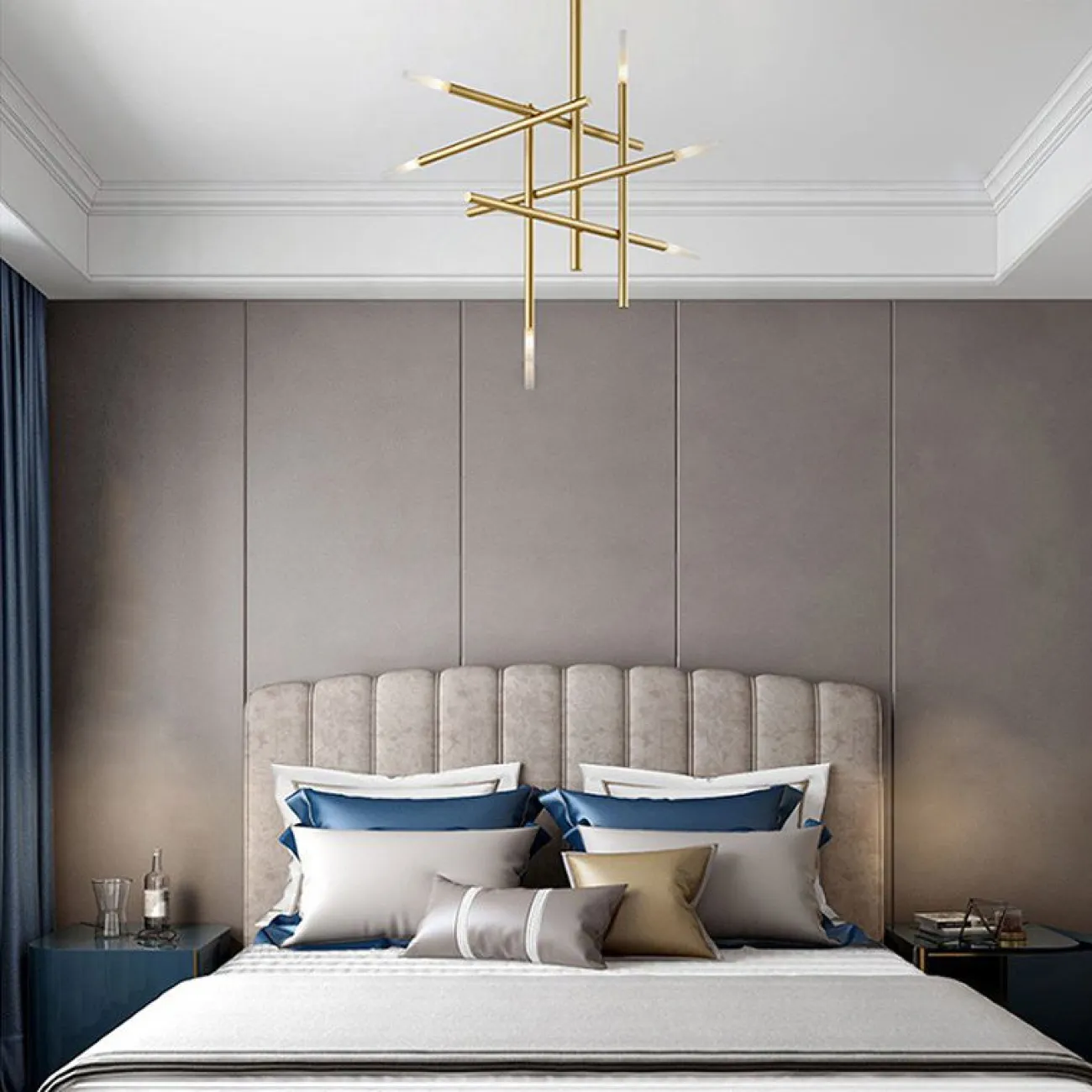 Подвесная люстра TRAVERSE H90 Black от ImperiumLoft Подвесная люстра TRAVERSE H90 Black от ImperiumLoft