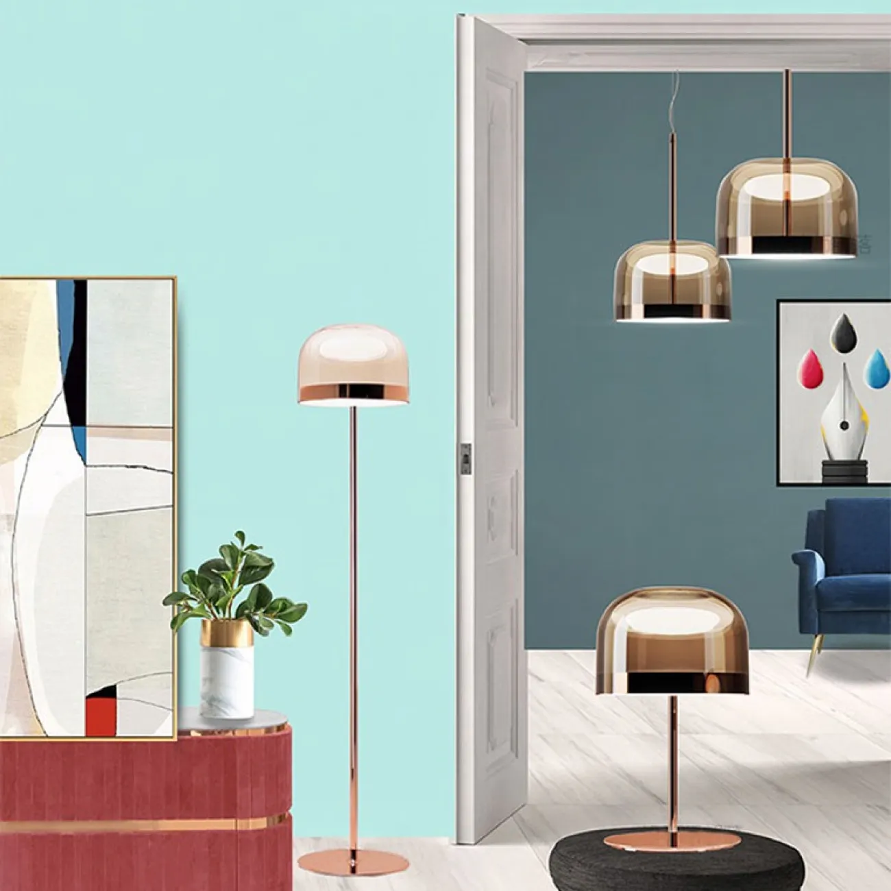 Подвесной светильник NOTEN S Серый от ImperiumLoft