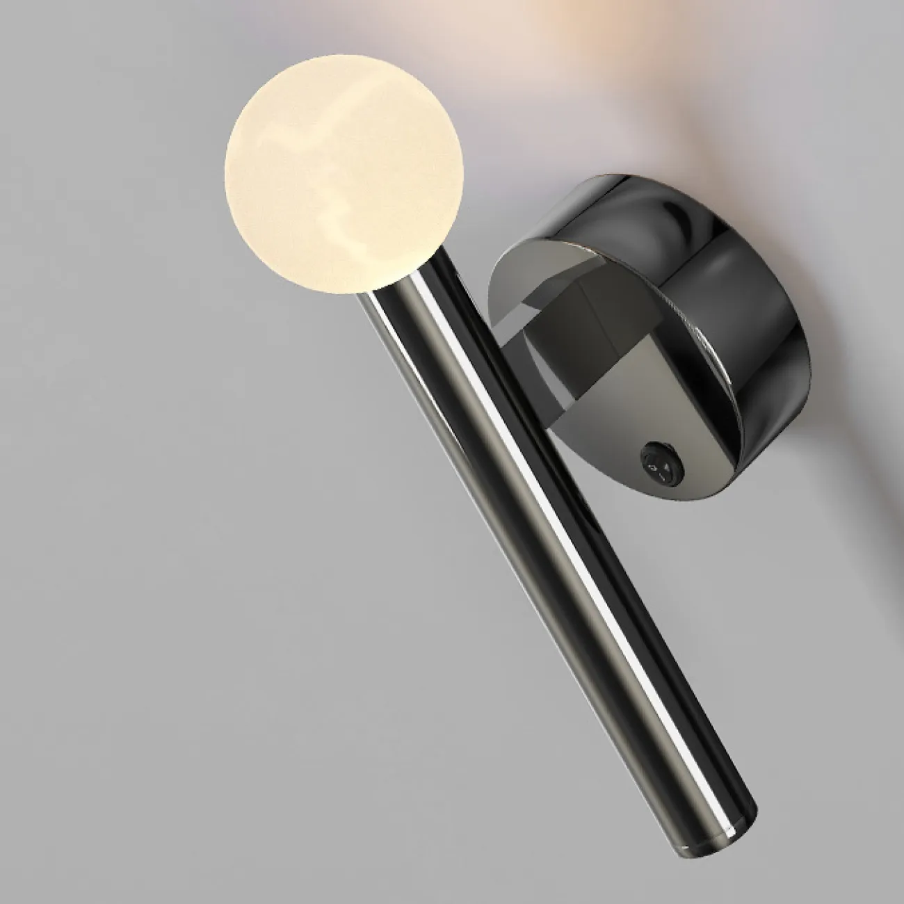 Серия настенных светодиодных светильников с вытянутым цилиндрическим корпусом на круглом креплении FEDDE WALL B