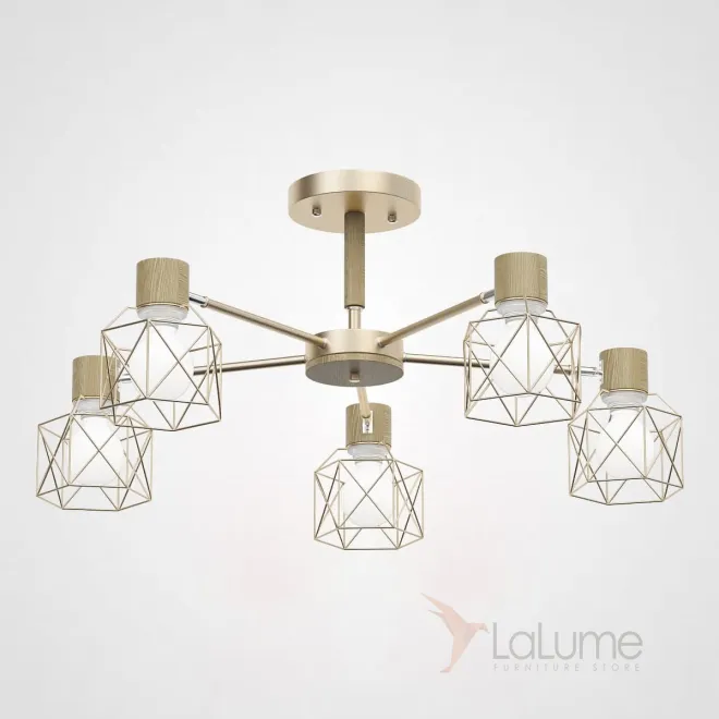 Потолочная люстра CORF B3 Champagne 5 lamps от ImperiumLoft