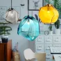 Подвесной светильник Color Ice Cube Pendant JEVIO 3 На планке от ImperiumLoft