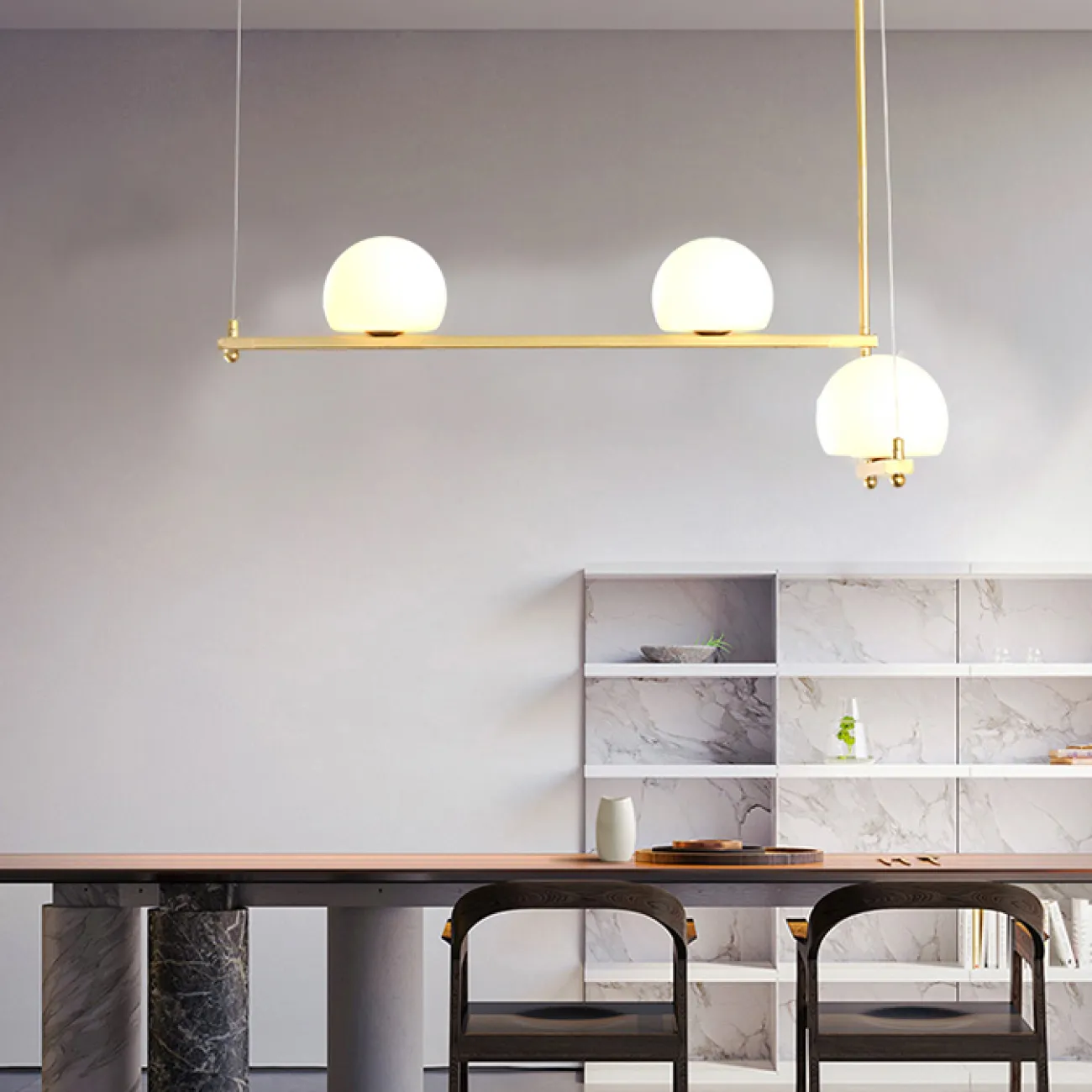 Подвесной светильник VORTEX Brass от ImperiumLoft