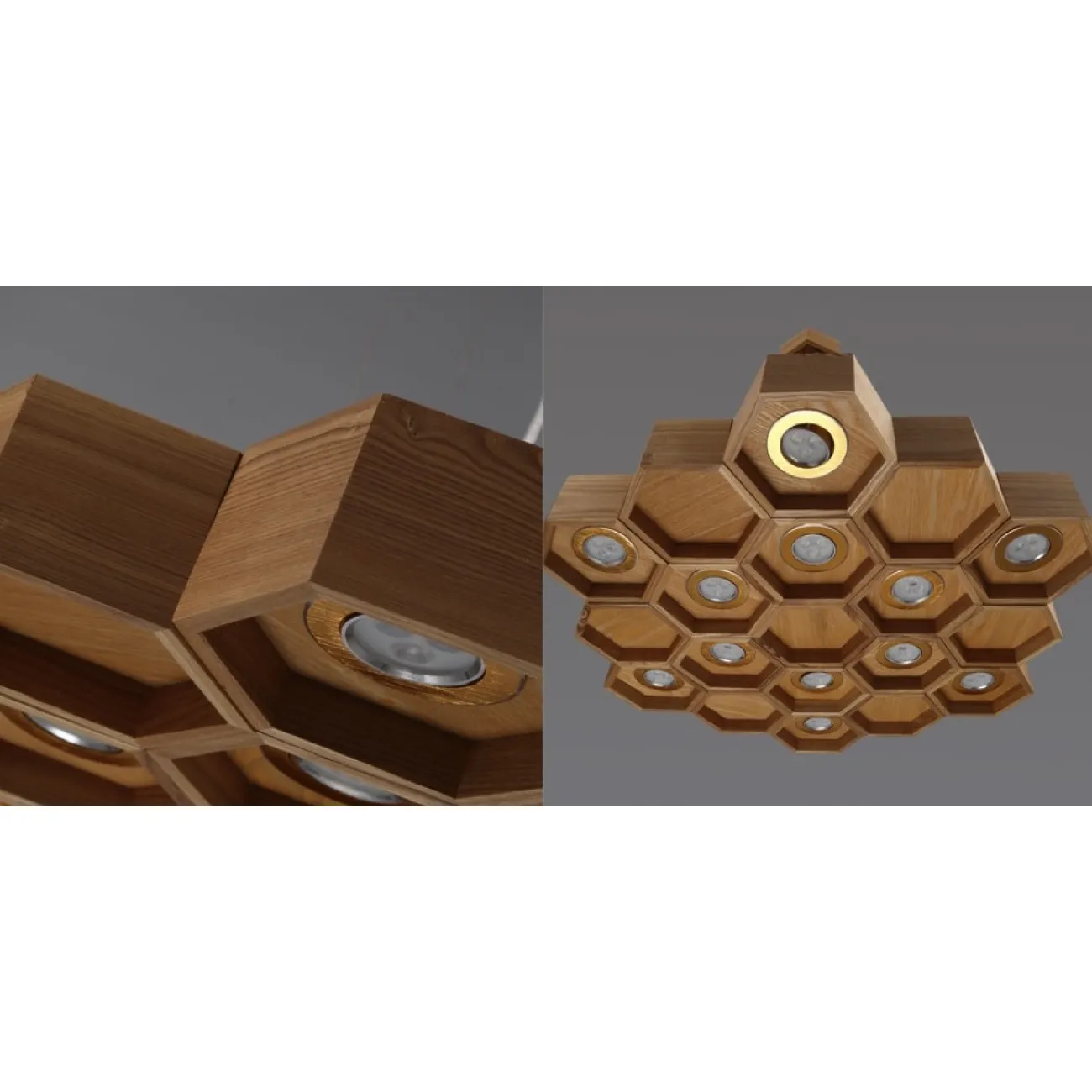 Люстра Honeycomb 12 Loft Wooden Ecolight от LaLume