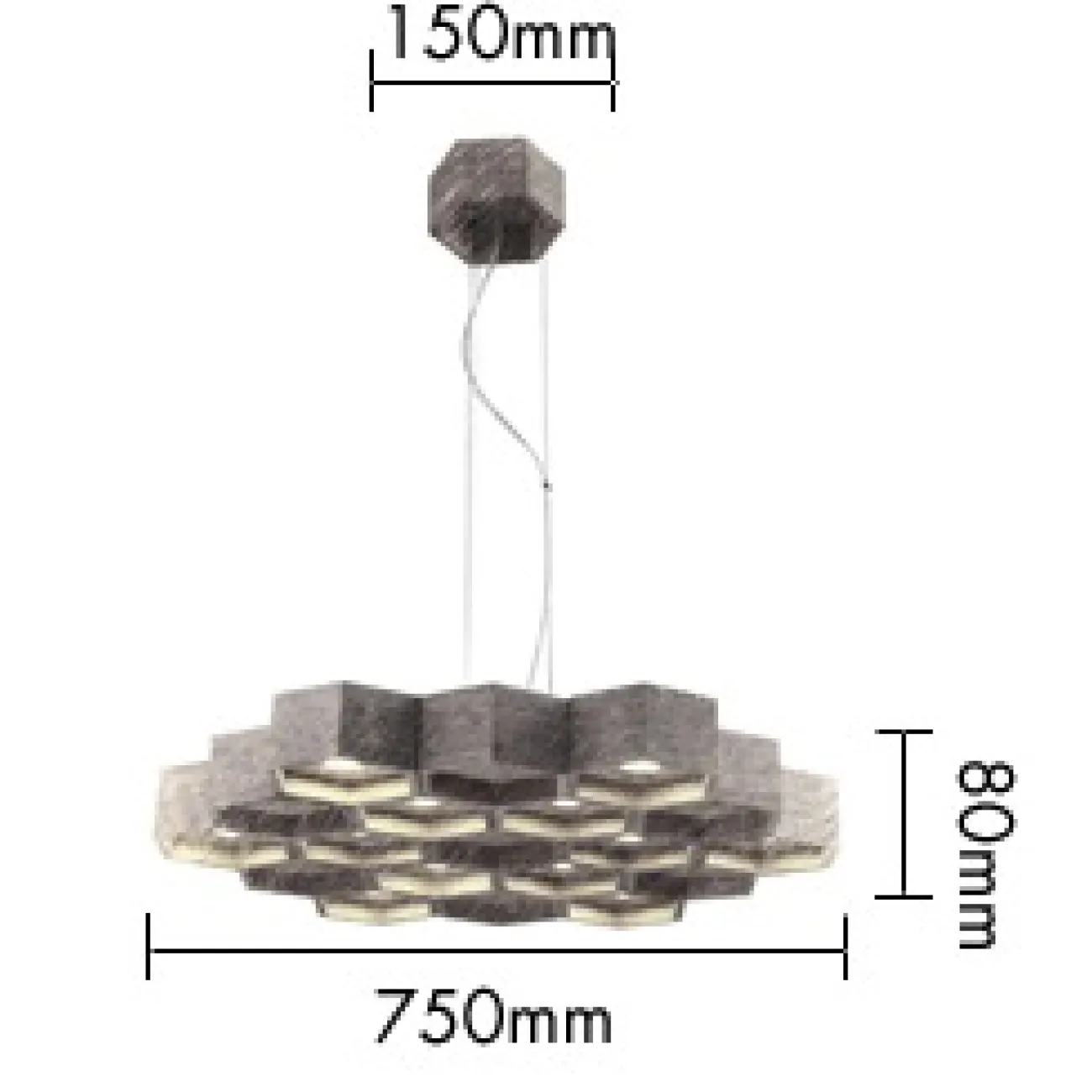 Люстра Honeycomb 12 Loft Wooden Ecolight от LaLume