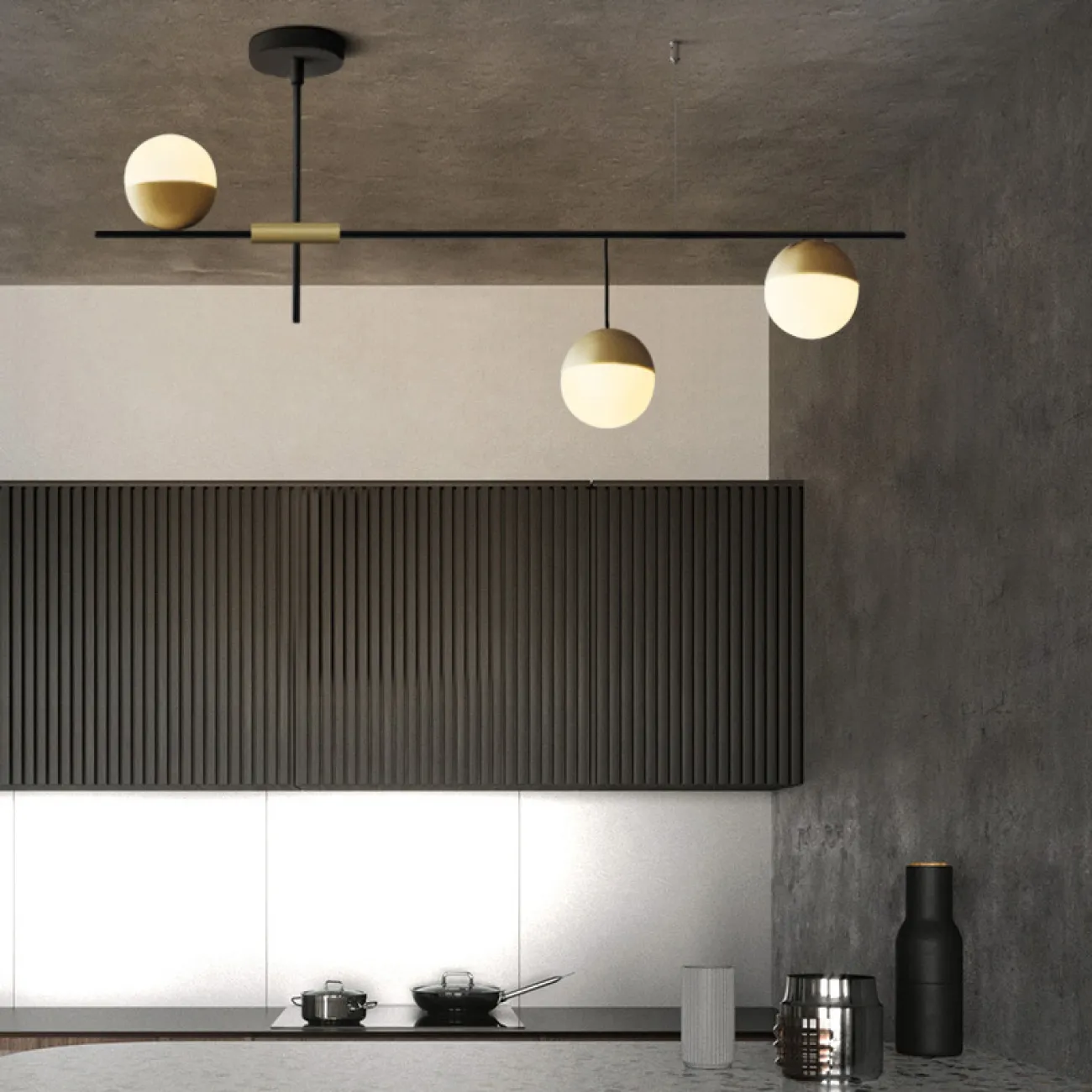 Люстра на штанге TECHNUM L140 от ImperiumLoft