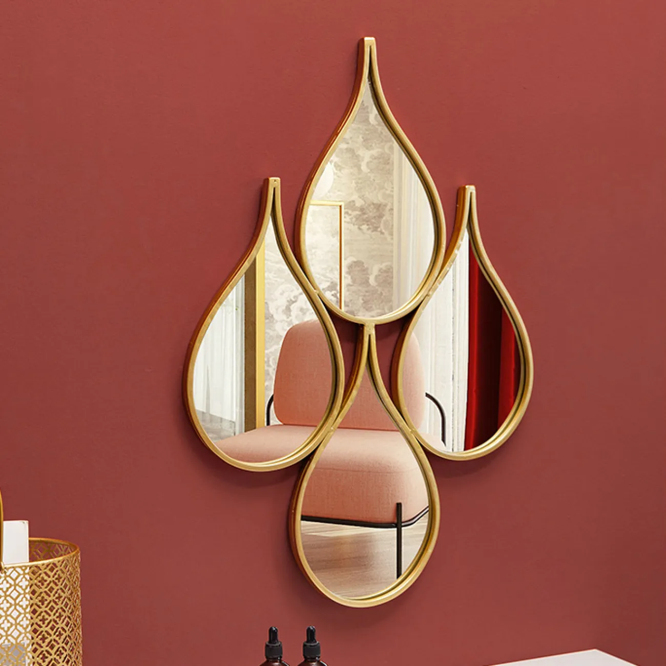 Настенный декор из зеркал LaLume-KKK00118