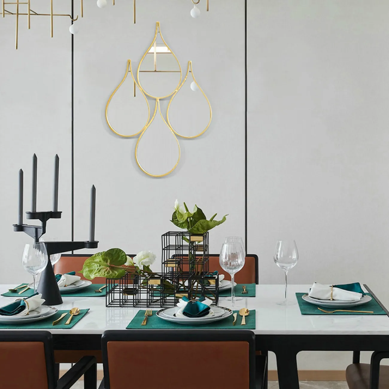 Настенный декор из зеркал LaLume-KKK00118