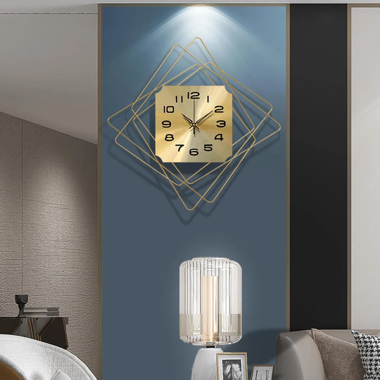 Дизайнерский настенный декор часы LaLume-KKK00328