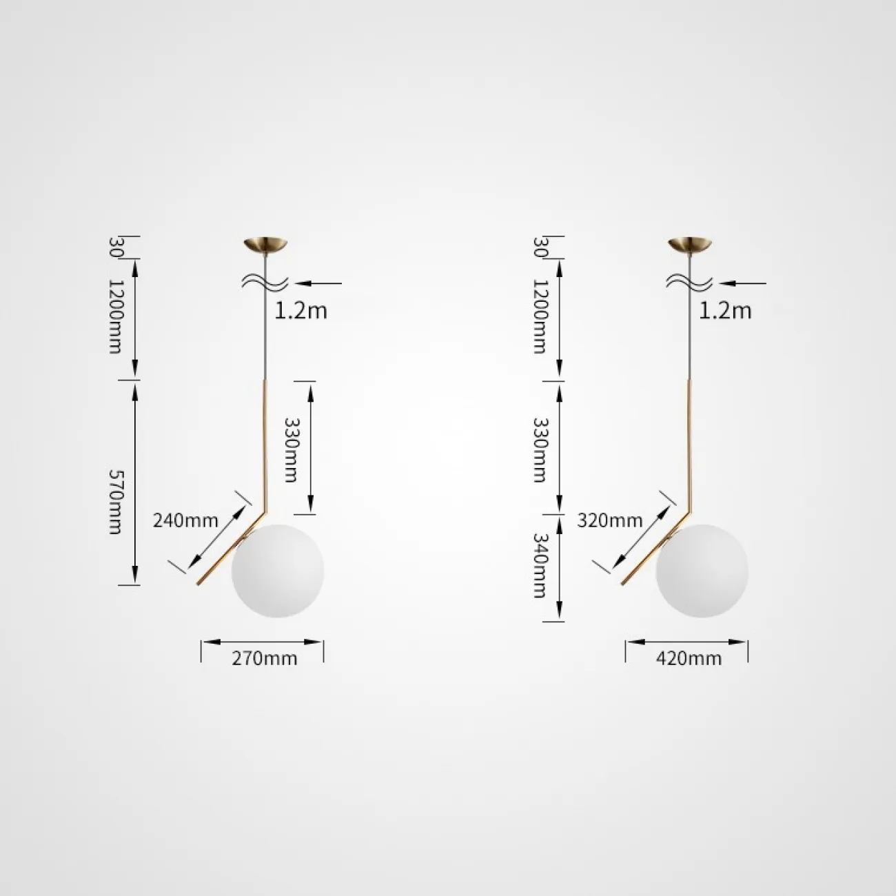 Подвесной светильник STEM от ImperiumLoft