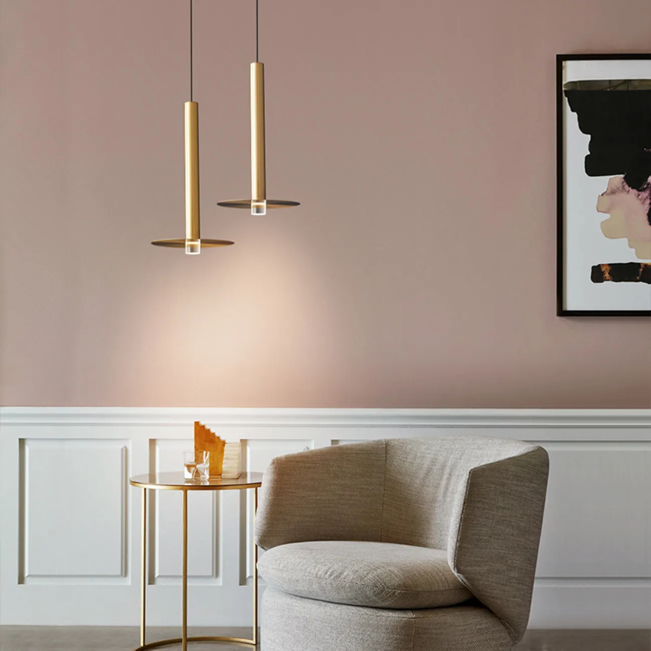 Подвесной светильник GIFT B Brass от ImperiumLoft