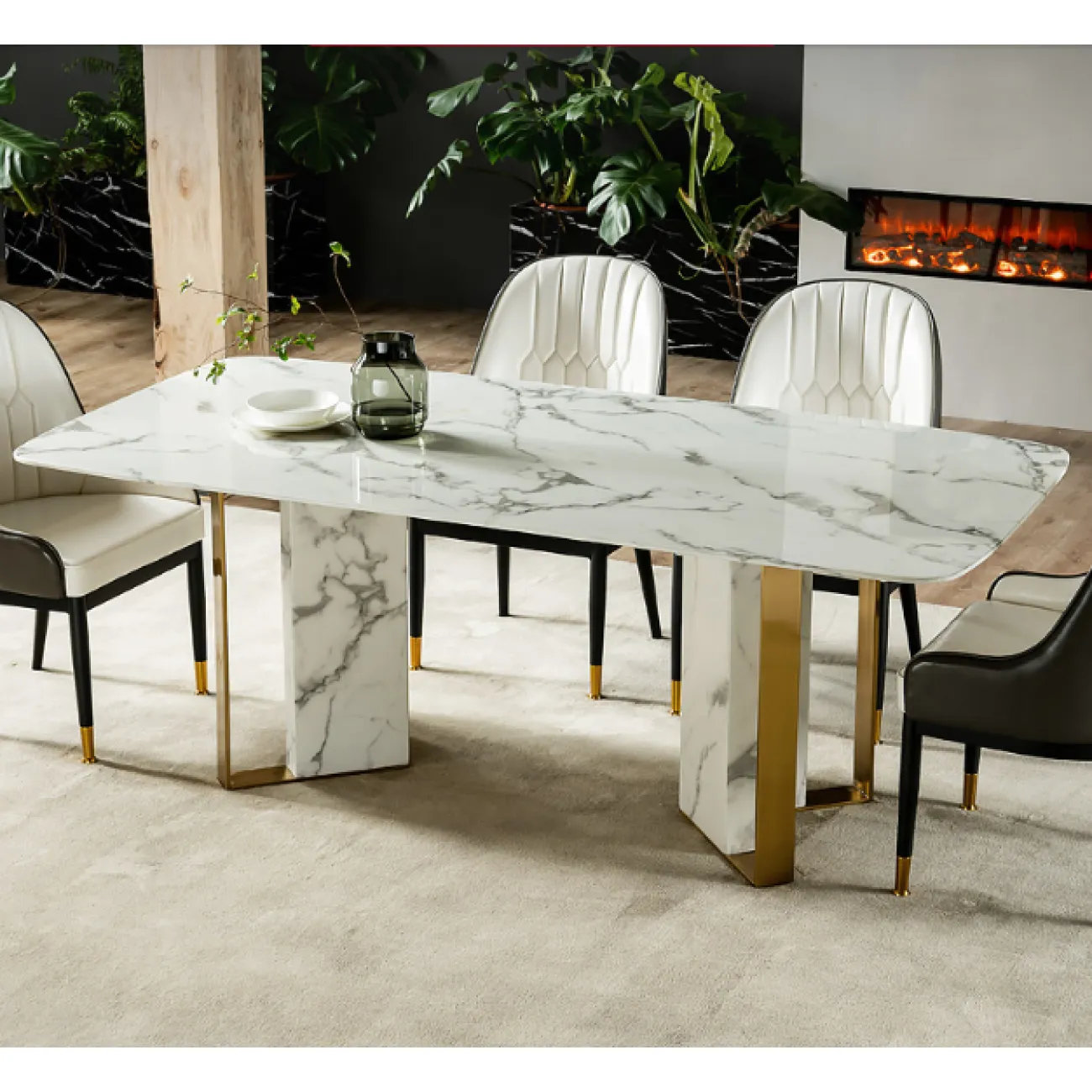 Дизайнерский обеденный стол LaLume-AZ00372 Дизайнерский обеденный стол LaLume-AZ00372