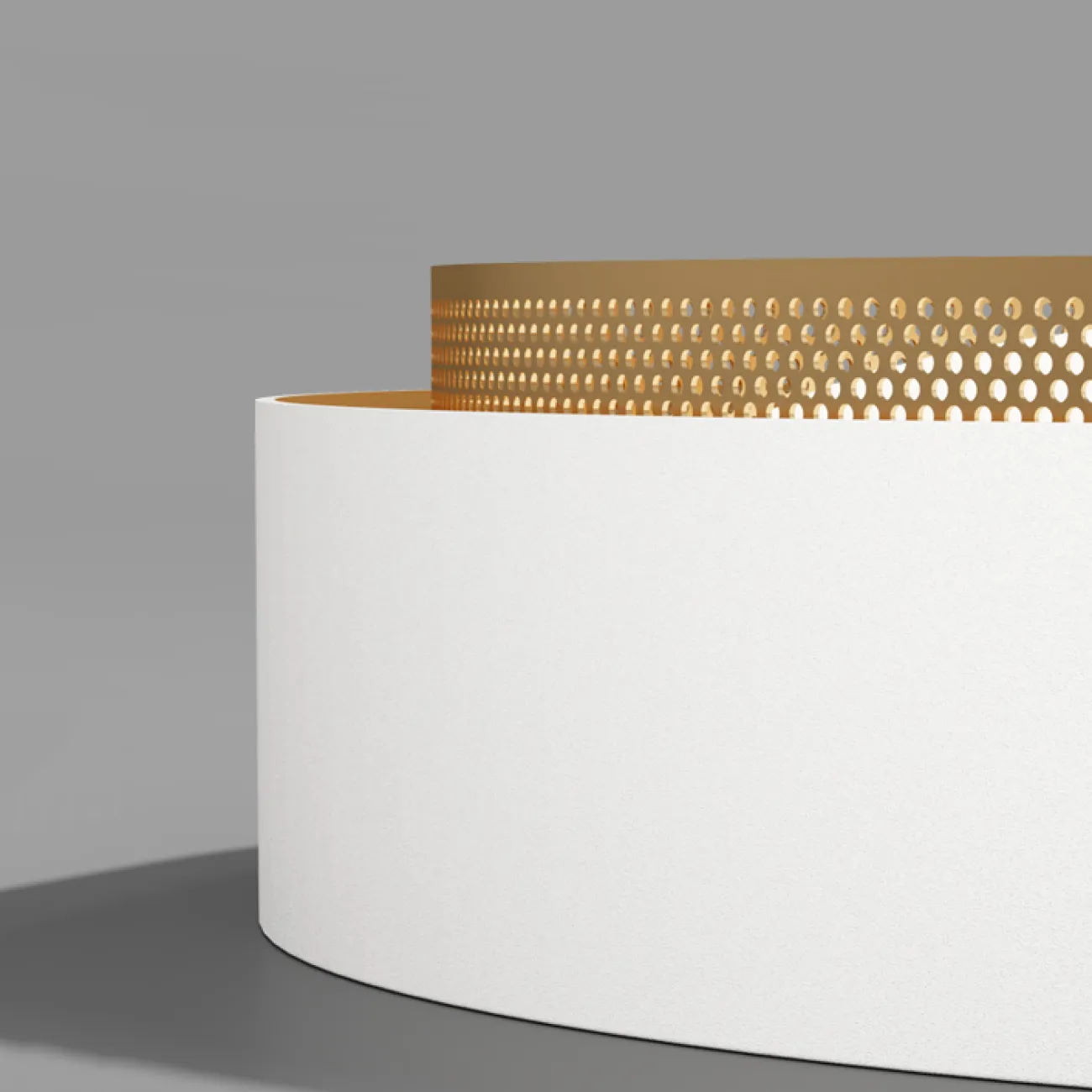 Потолочный светильник MALIA D55 White Brass Трехцветный свет от ImperiumLoft