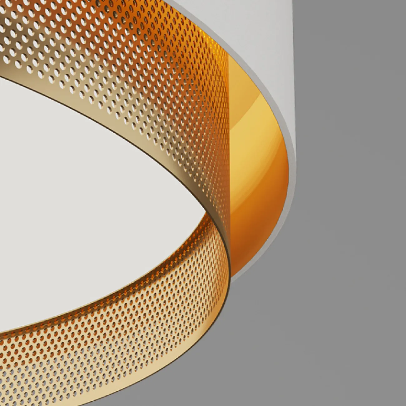 Потолочный светильник MALIA D55 White Brass Трехцветный свет от ImperiumLoft