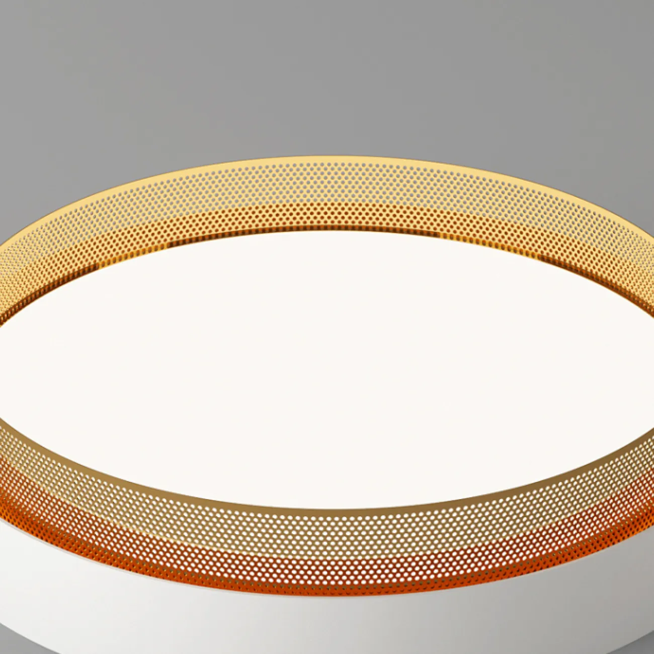 Потолочный светильник MALIA D55 White Brass Трехцветный свет от ImperiumLoft