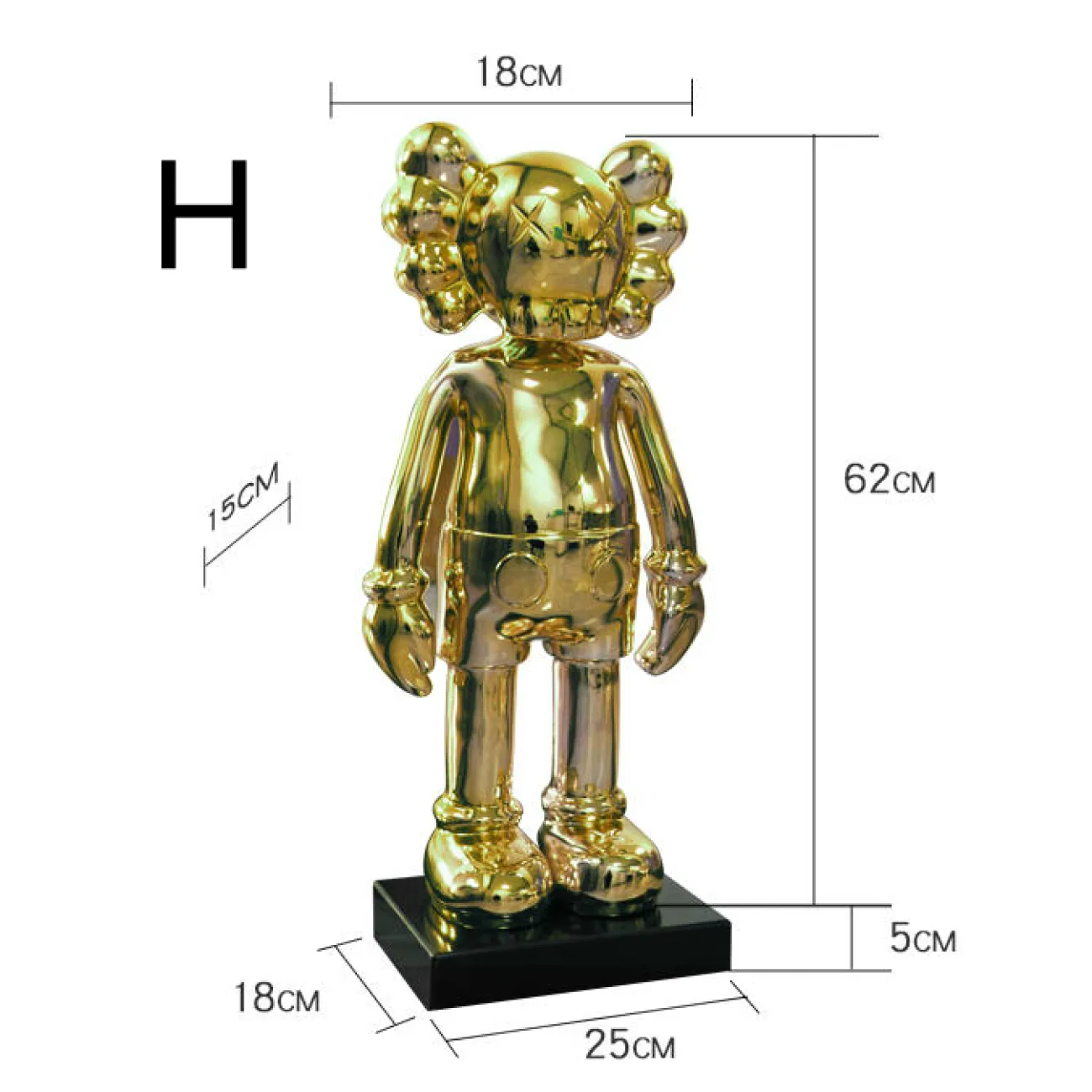 Дизайнерская скульптура кукла Kaws LaLume-SKT00191