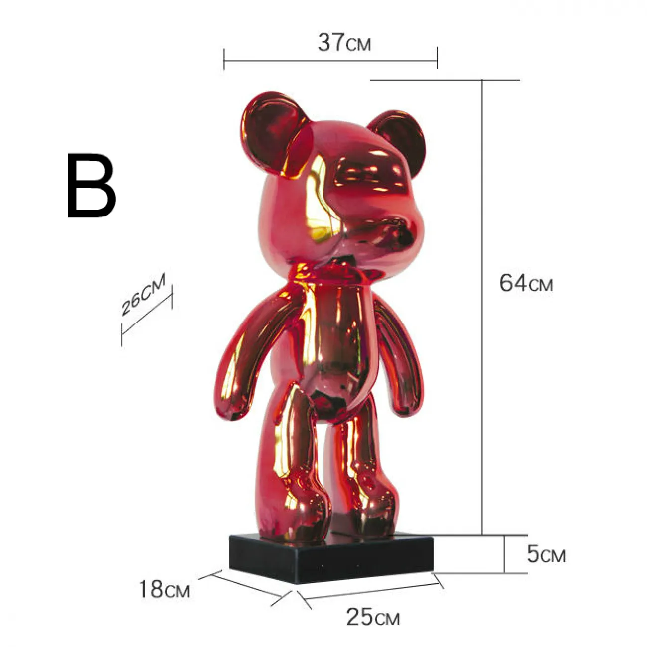 Дизайнерская скульптура кукла Kaws LaLume-SKT00191