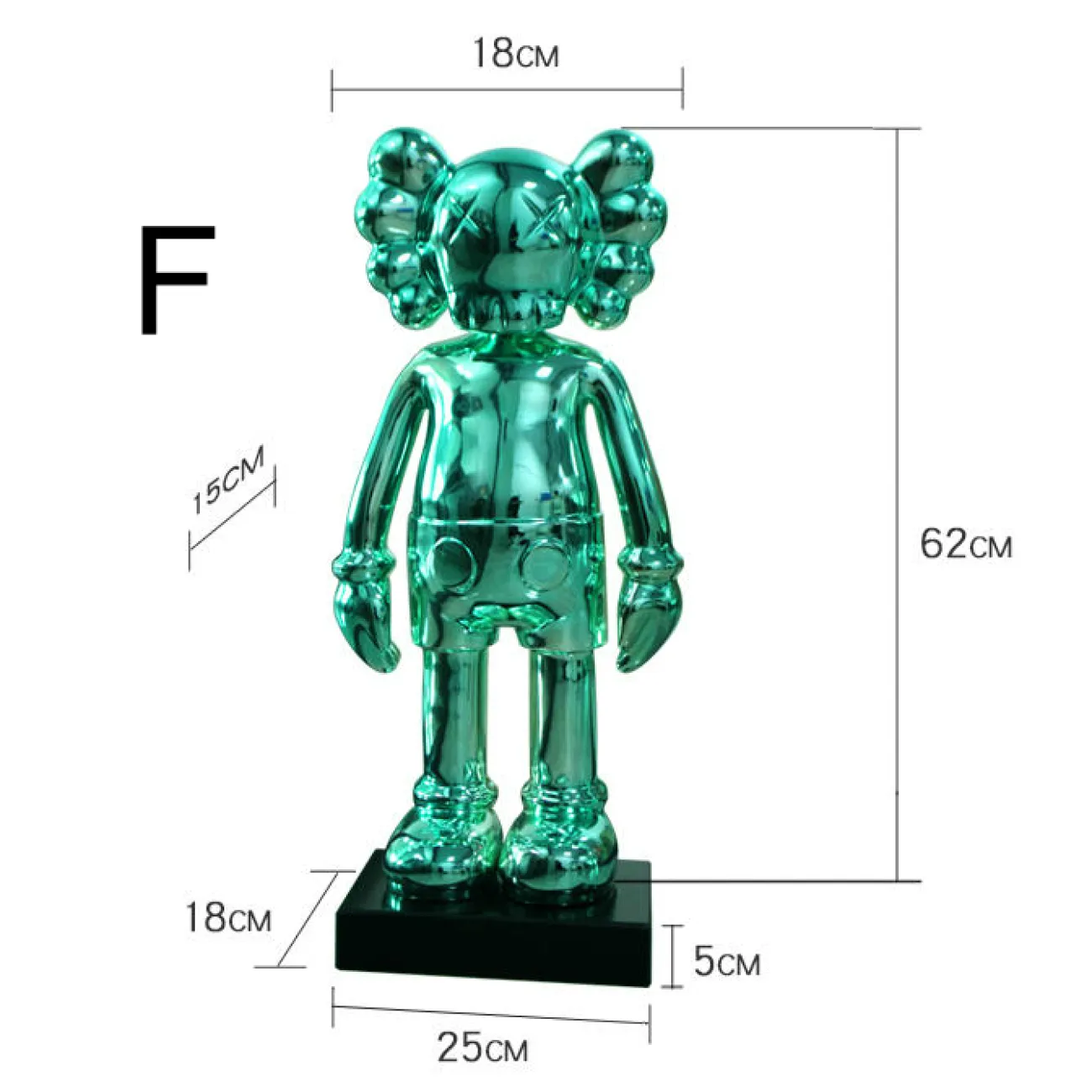 Дизайнерская скульптура кукла Kaws LaLume-SKT00191