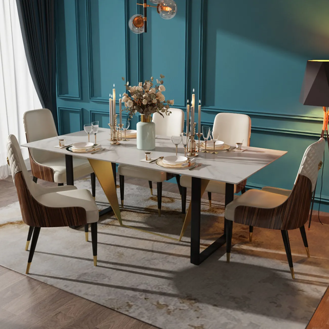 Дизайнерский обеденный стол LaLume-AZ00314