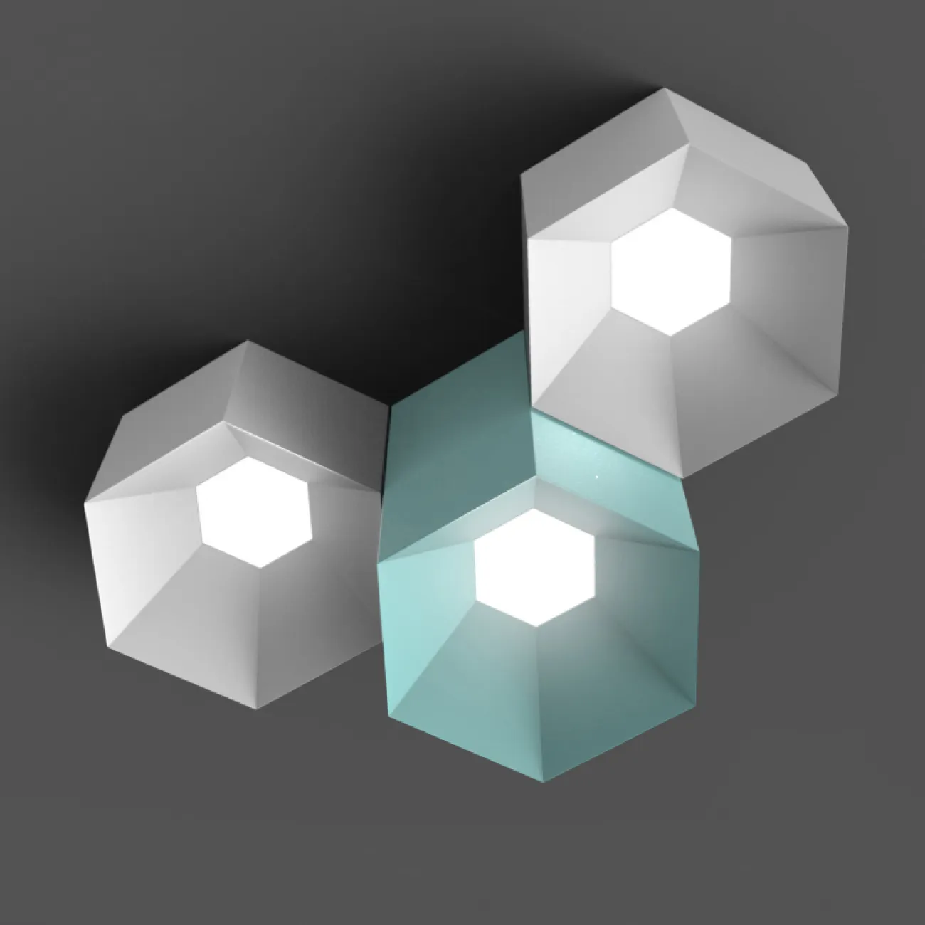 Потолочный светильник HEXAGON B от ImperiumLoft
