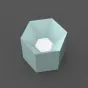 Потолочный светильник HEXAGON B от ImperiumLoft