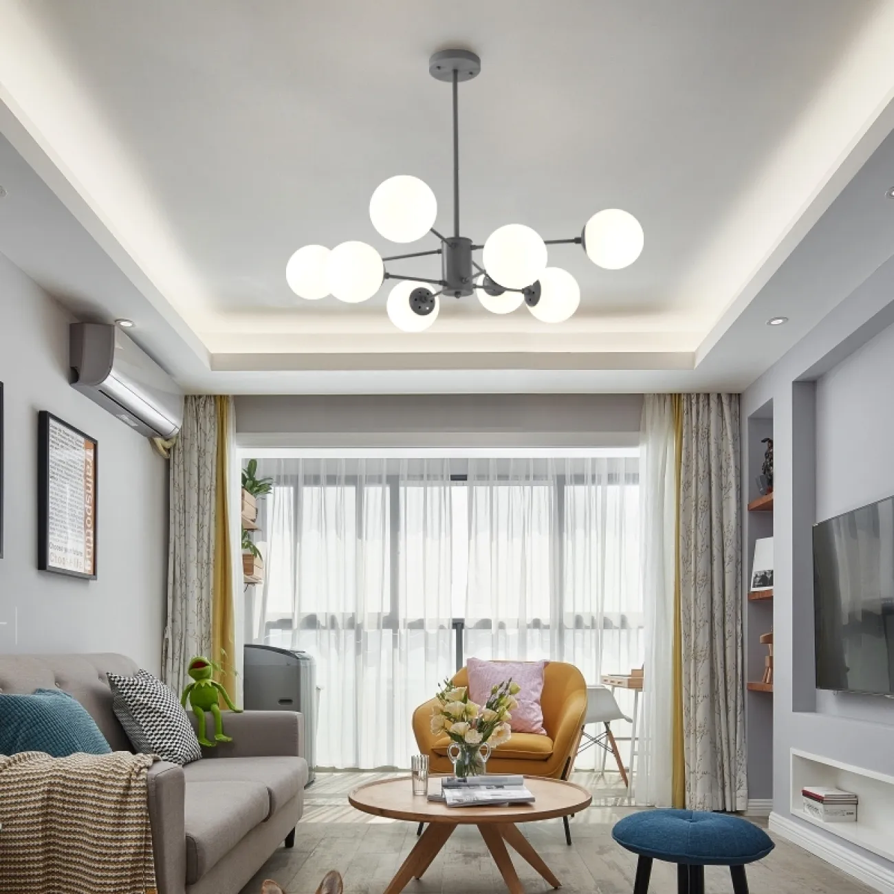 Люстра на штанге BALLS LIGHT от ImperiumLoft