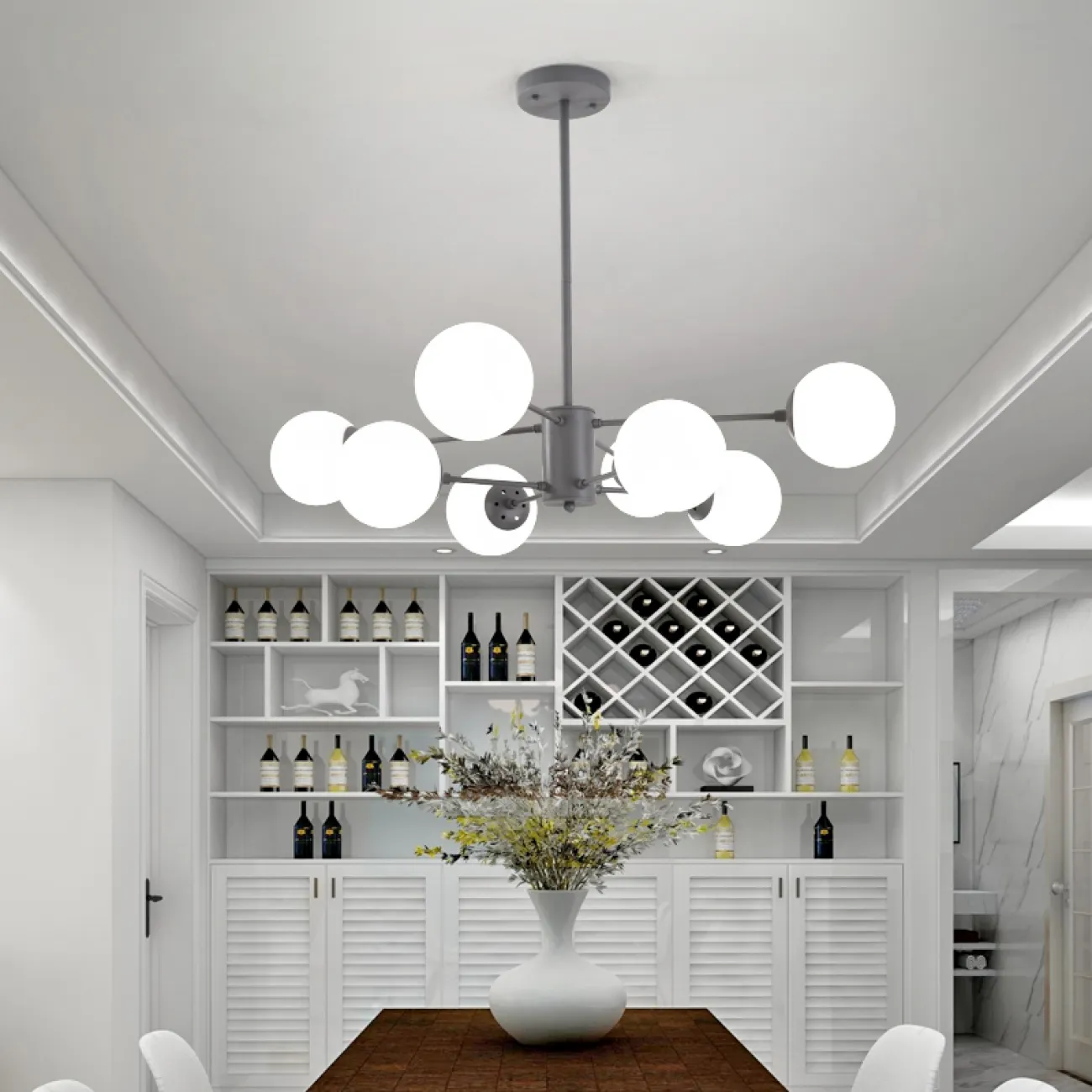 Люстра на штанге BALLS LIGHT от ImperiumLoft