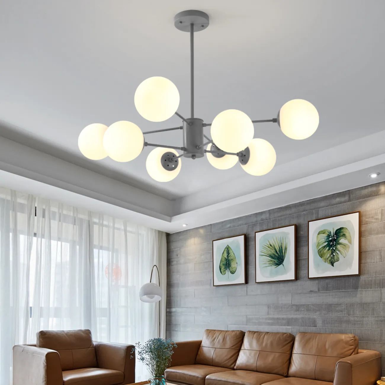 Люстра на штанге BALLS LIGHT от ImperiumLoft