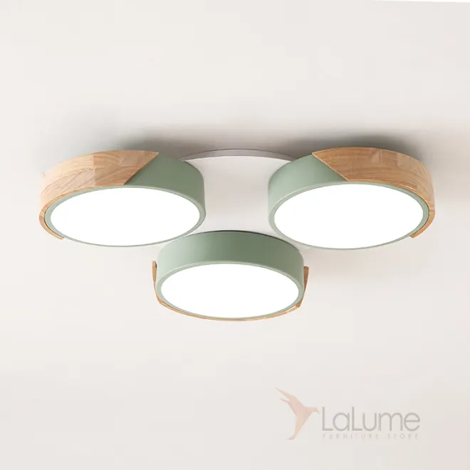 Подвесная люстра CLIP 3 Зеленый от ImperiumLoft