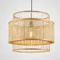 Подвесной светильник из бамбука
