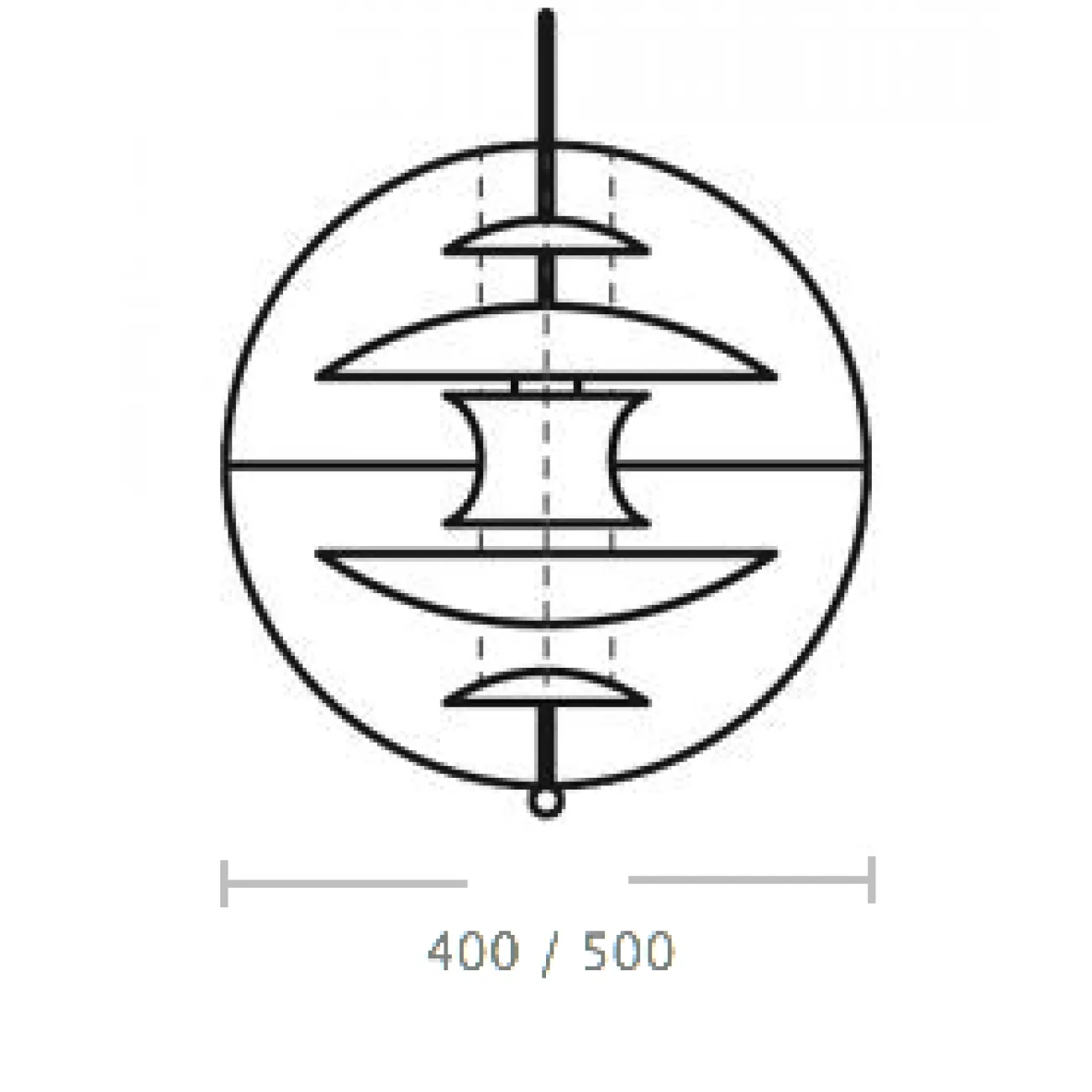 Люстра Verner Panton Vp Globe designed by Verner Panton in 1969 от LaLume