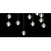 Люстра Bocci 14.14 Rectangle Pendant Chandelier Led Crystal Glass на прямоугольной планке