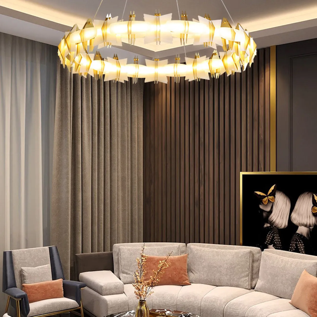 Подвесная люстра RENWER D70 от ImperiumLoft