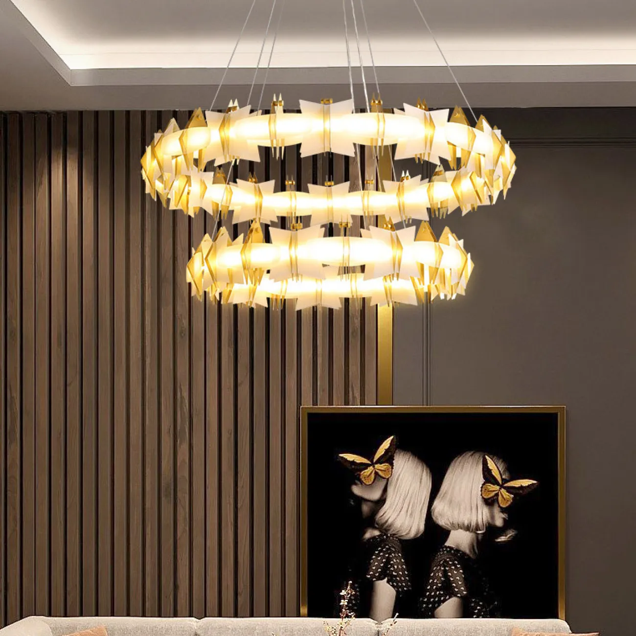Подвесная люстра RENWER D70 от ImperiumLoft