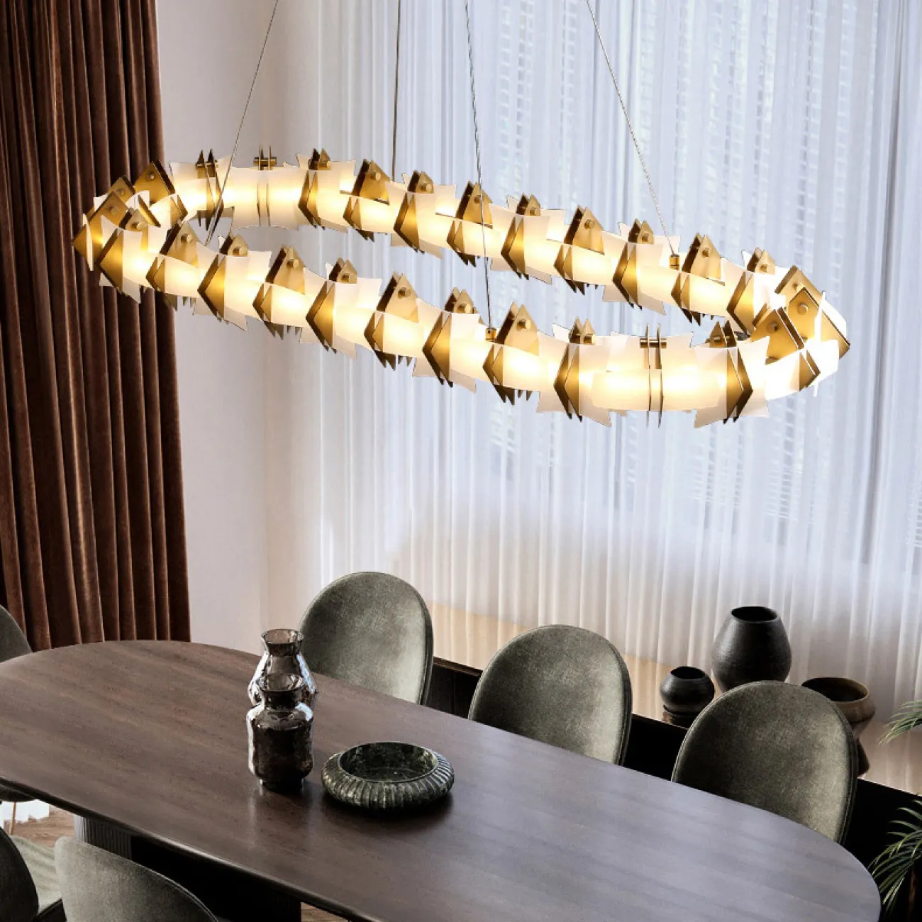 Подвесная люстра RENWER D120 от ImperiumLoft