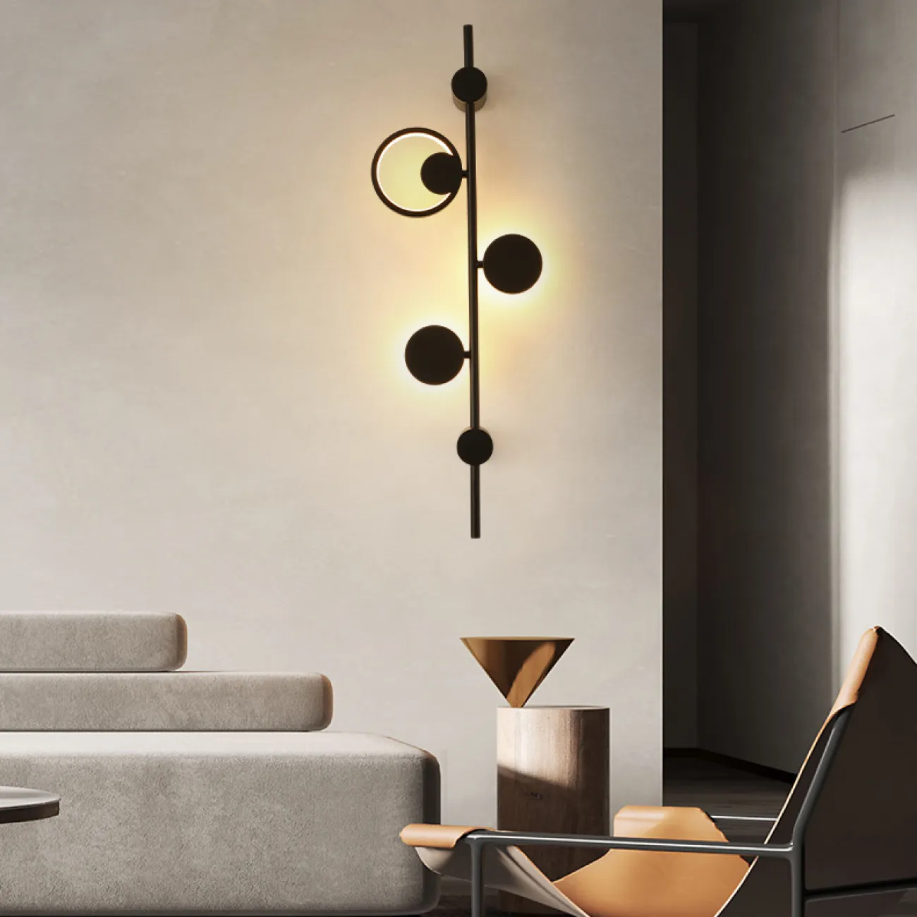 Настенный светильник LIDVOR L3 Brass от ImperiumLoft