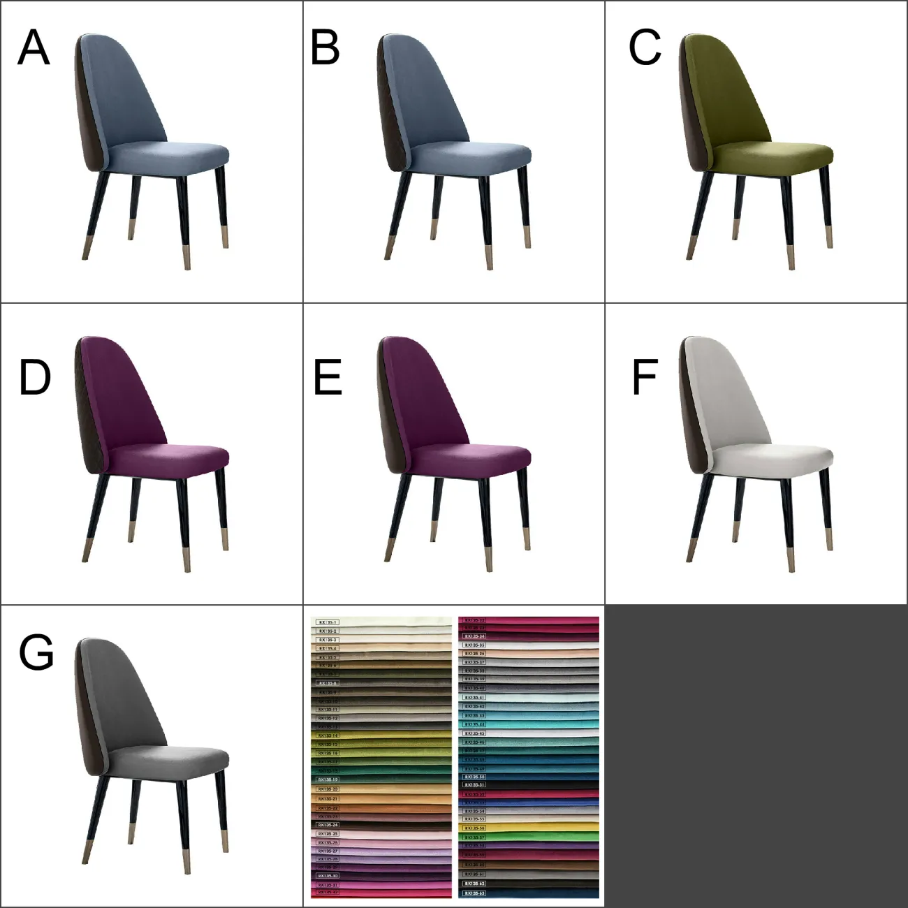 Дизайнерский обеденный стул LaLume-ST00168