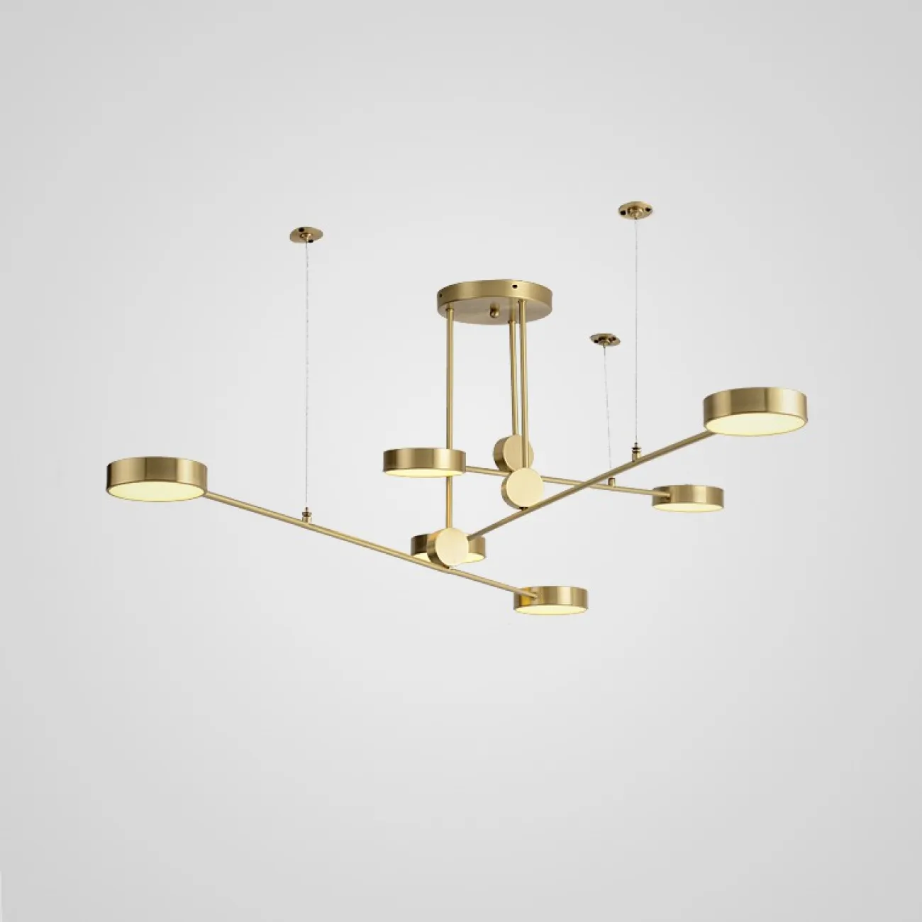 Подвесная люстра TECHNUM LED GOLD от ImperiumLoft Подвесная люстра TECHNUM LED GOLD от ImperiumLoft