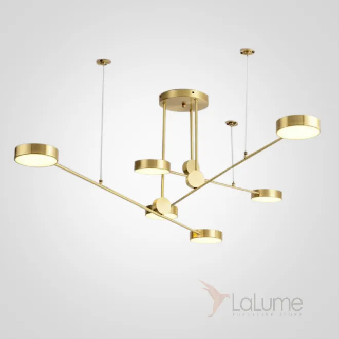 Подвесная люстра TECHNUM LED GOLD от ImperiumLoft Подвесная люстра TECHNUM LED GOLD от ImperiumLoft