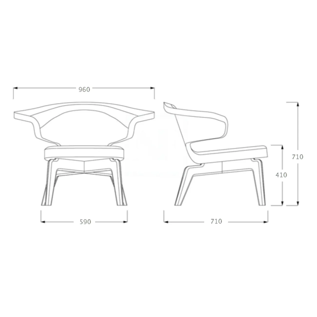 Кресло Munich Lounge Chair designed by Sauerbruch Hutton duet in 2009 от LaLume Кресло Munich Lounge Chair designed by Sauerbruch Hutton duet in 2009 от LaLume