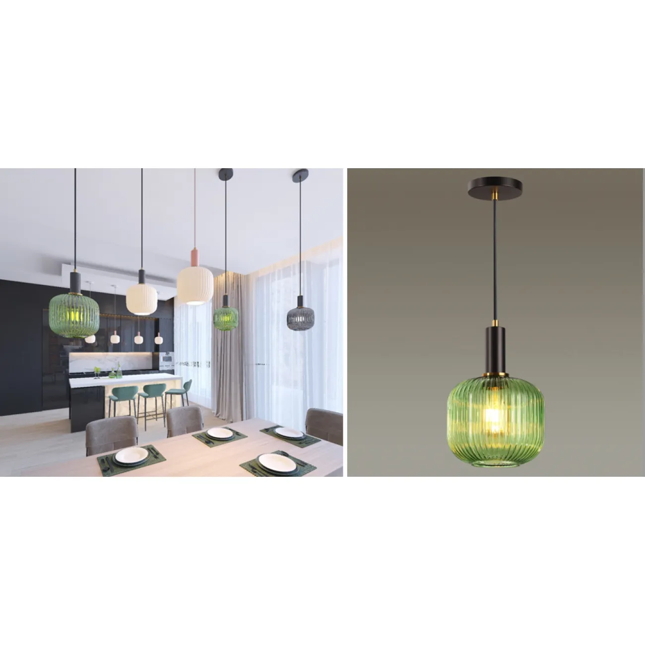 Подвесной светильник Ferm Living chinese lantern Green