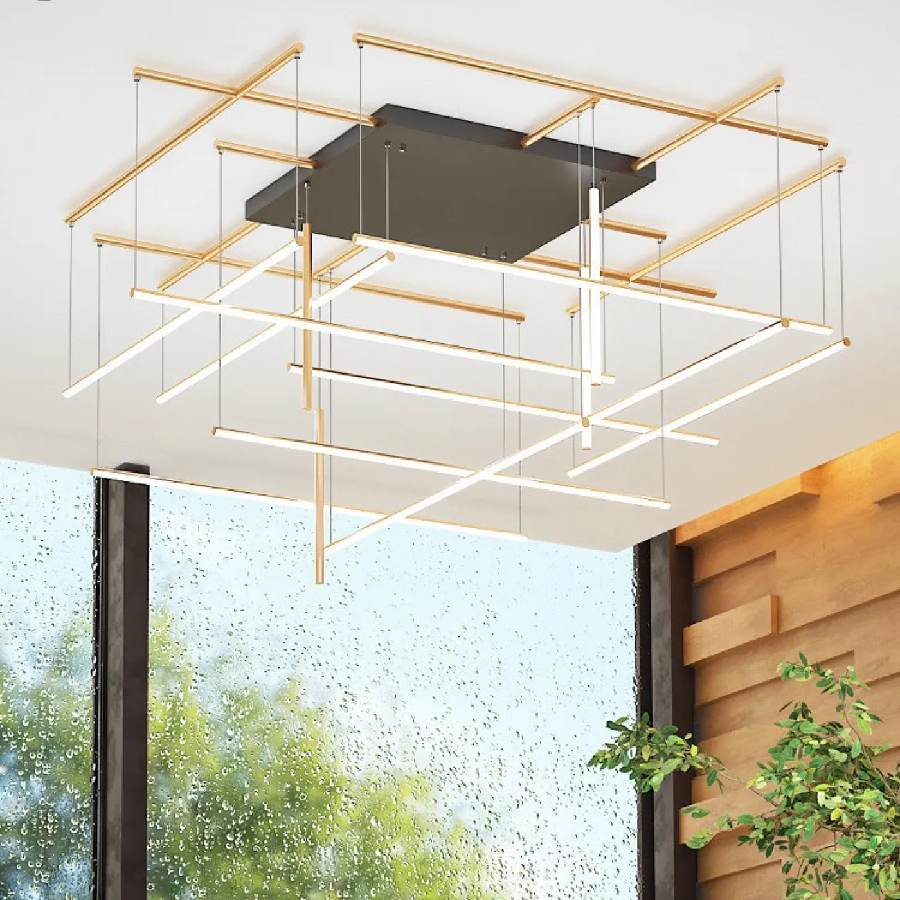 Потолочная люстра INLET C Rose Gold от ImperiumLoft