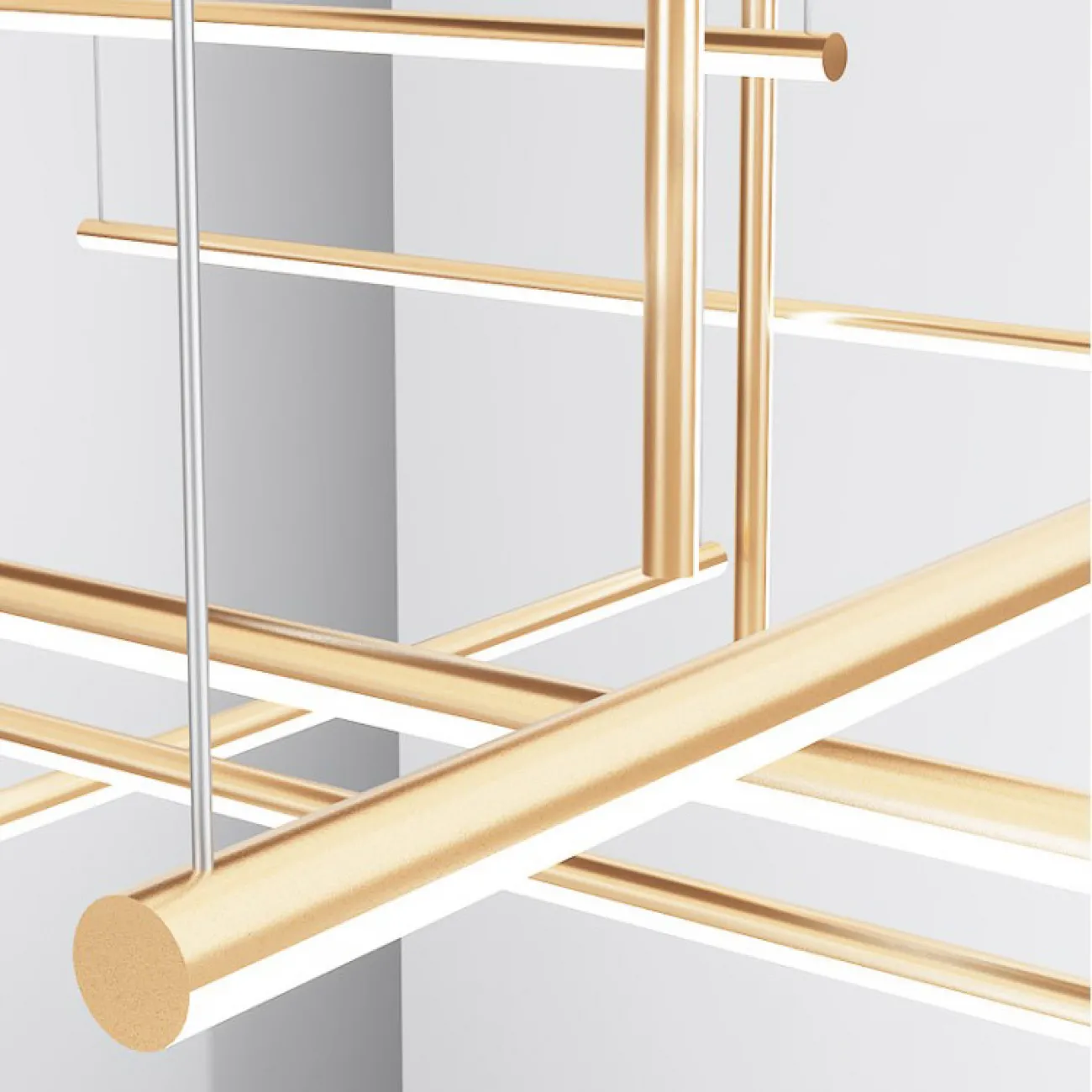 Потолочная люстра INLET C Rose Gold от ImperiumLoft