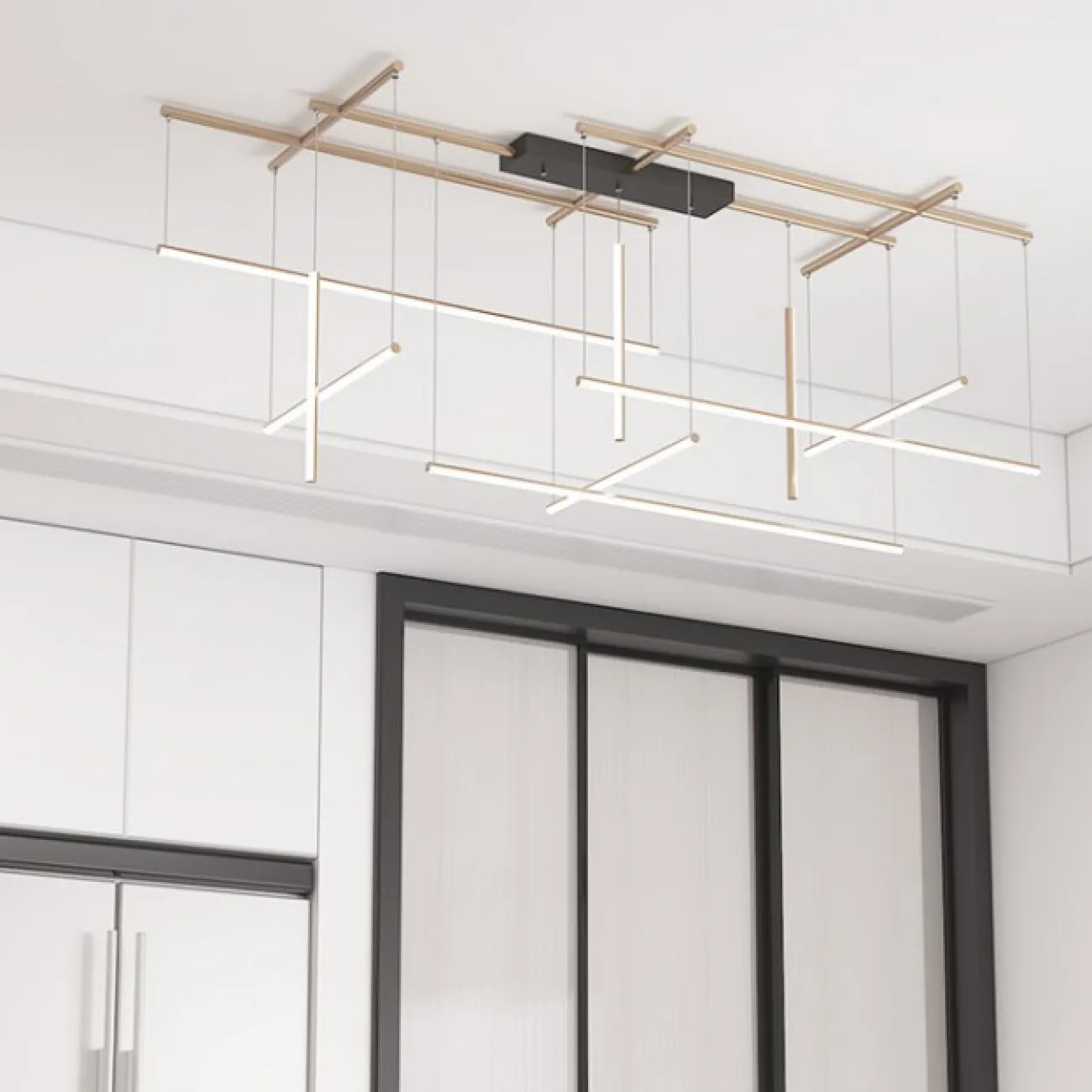 Потолочная люстра INLET C Rose Gold от ImperiumLoft