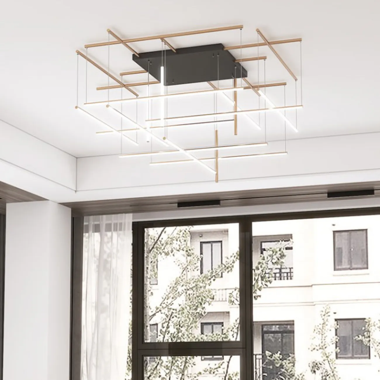 Потолочная люстра INLET C Rose Gold от ImperiumLoft